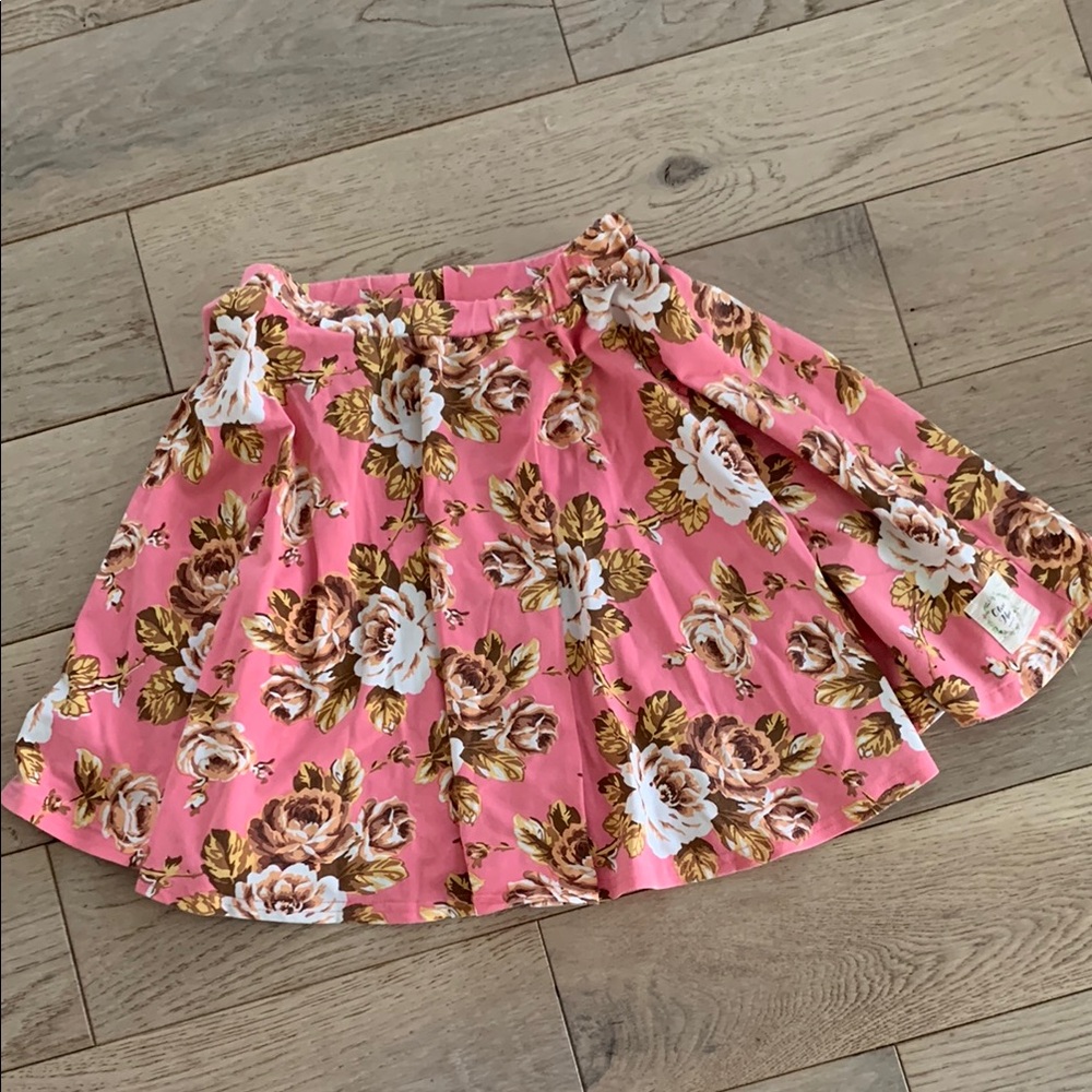 Floral Pink Skirt